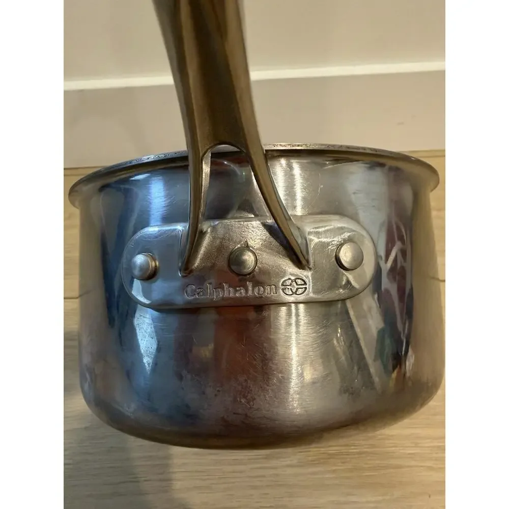 calphalon 2.5 qt saucepan 87022 Stainless Steel No Lid